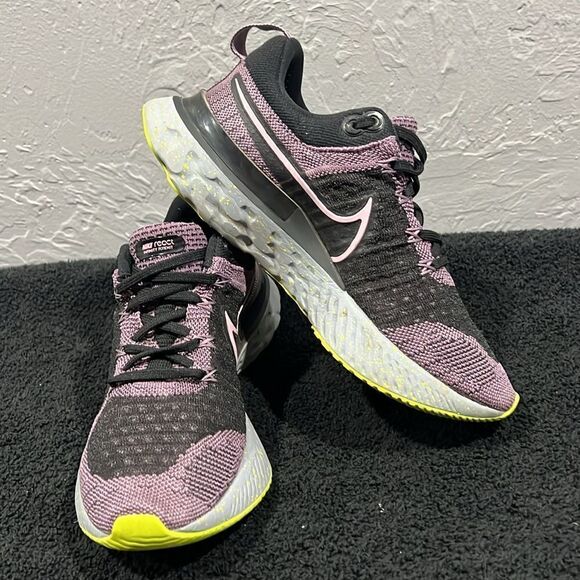 🔥🔥 NIKE React Infinity Run Flyknit 2 Violet Dust Women Sz 6.5 - PERFECT! - Picture 6 of 13